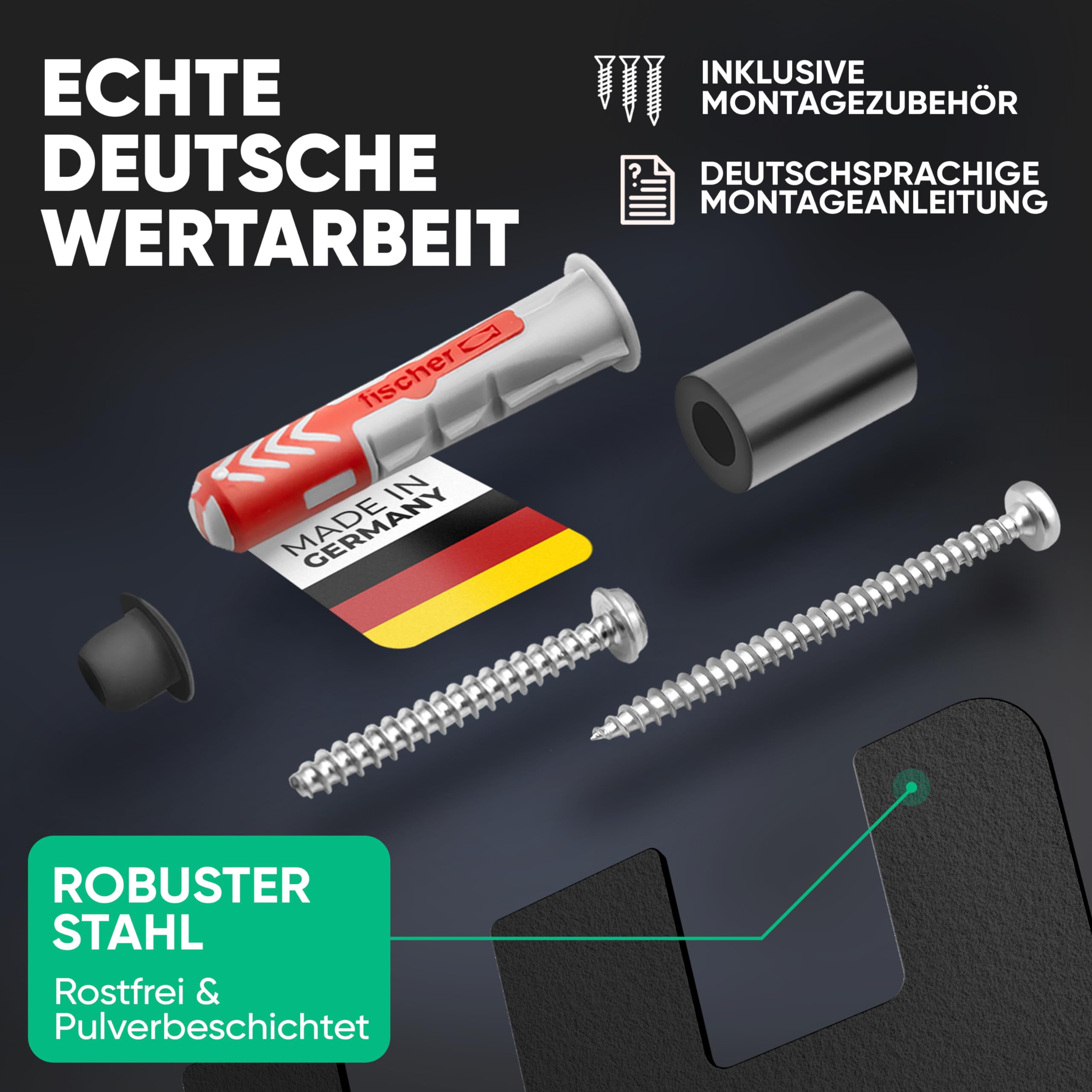 Wandhalterung für Bosch Home & Garden Akkus & Ladegeräte