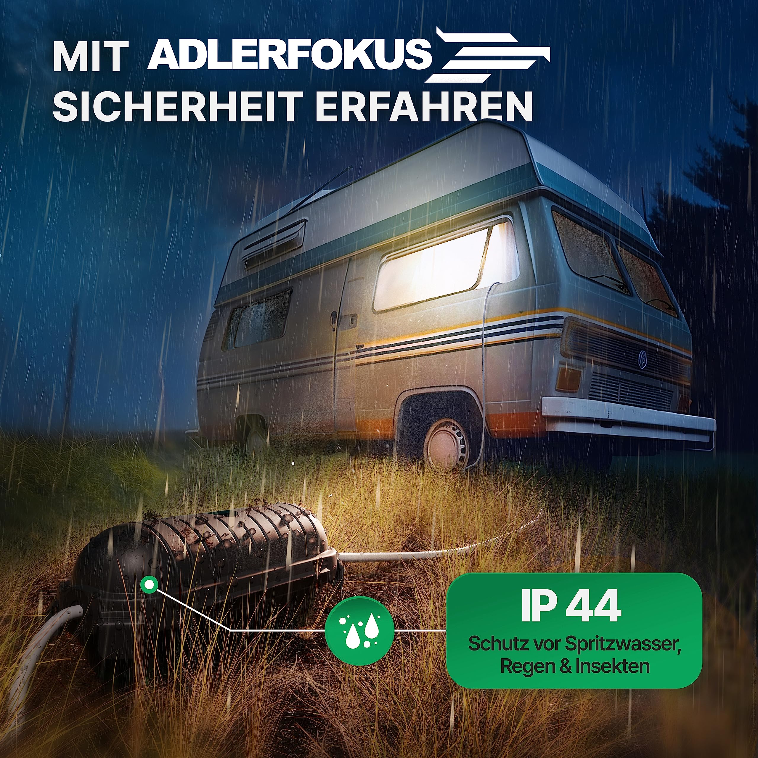 Wetterfeste Kabelbox (IP44) für Steckverbindungen