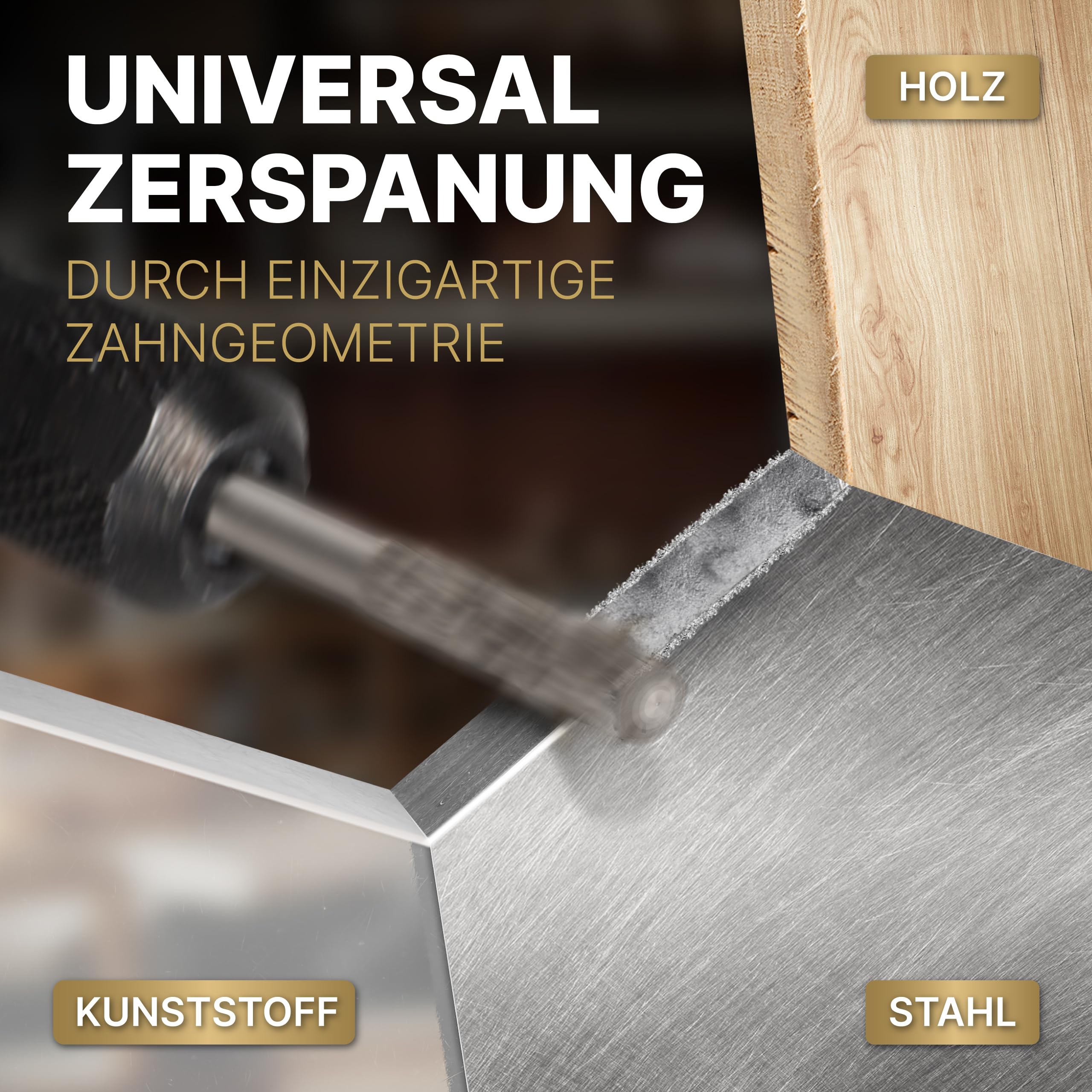 Hartmetall Frässtifte Set (6 Stück) mit 3mm Kopf und 3mm Schaft