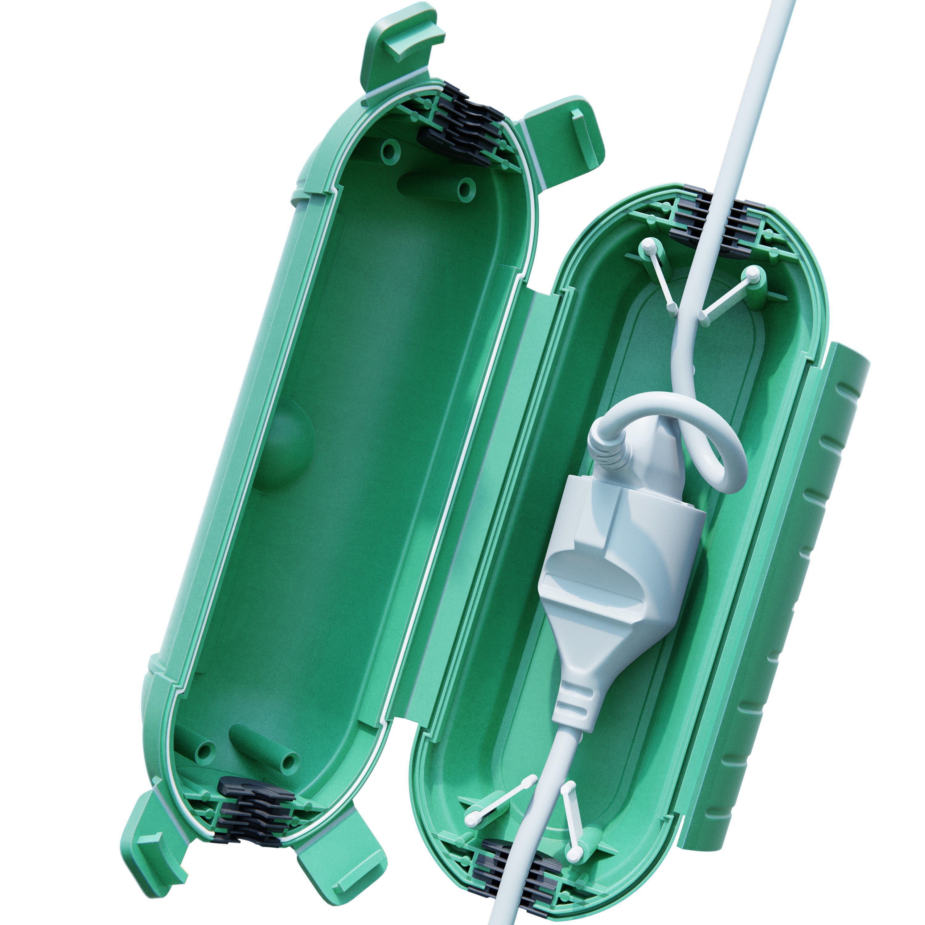 Wetterfeste Kabelbox (IP44) für Steckverbindungen