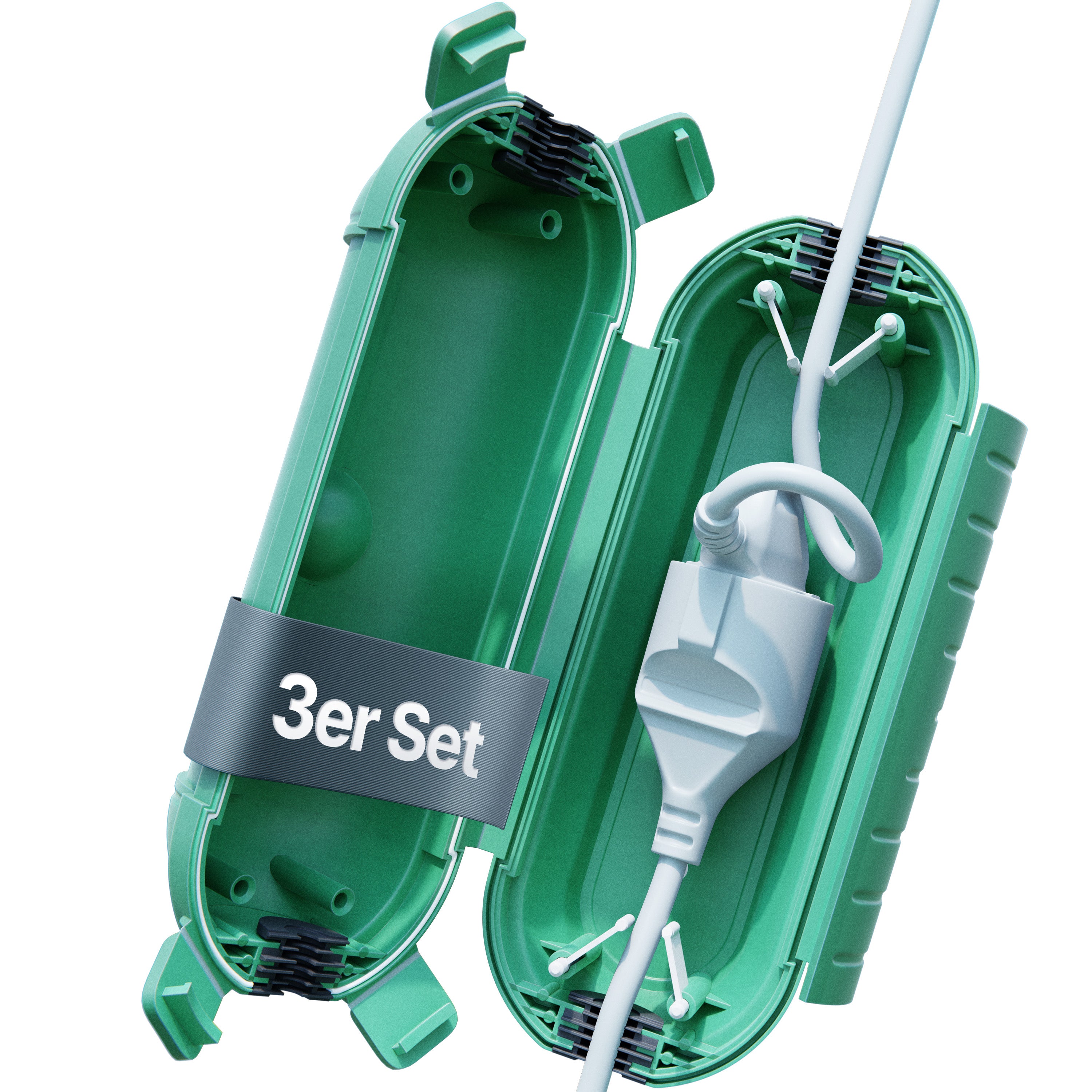 Wetterfeste Kabelbox (IP44) für Steckverbindungen