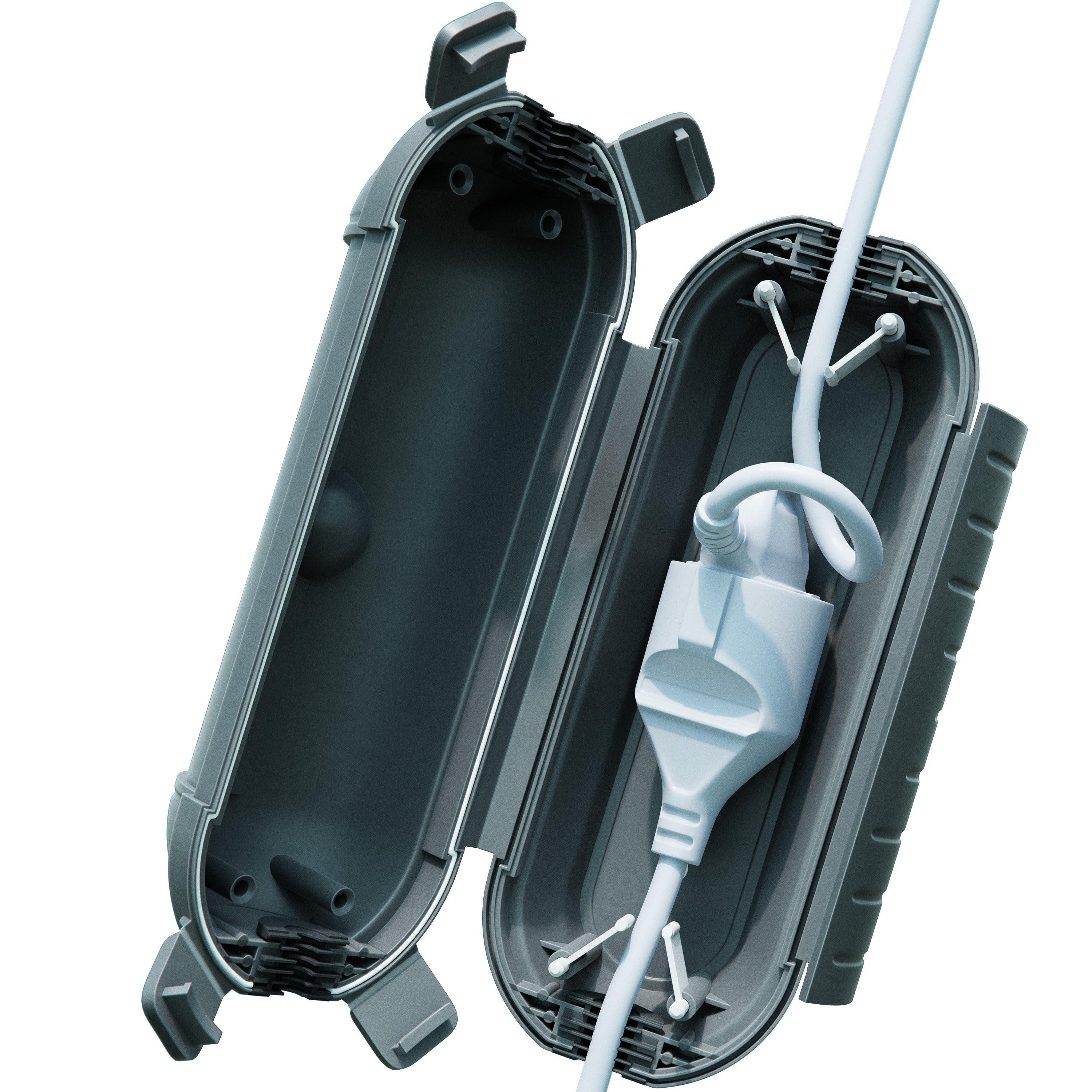 Wetterfeste Kabelbox (IP44) für Steckverbindungen