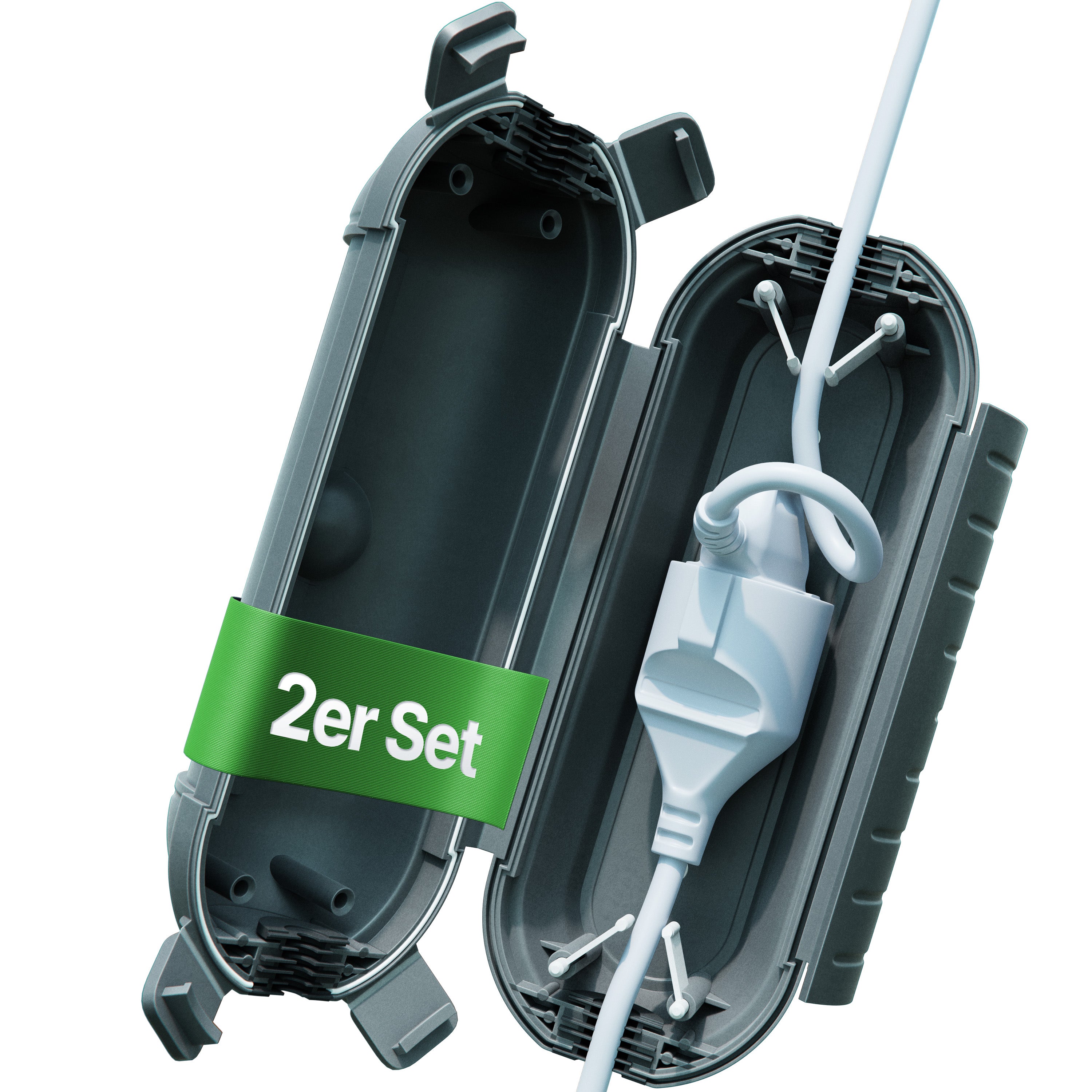 Wetterfeste Kabelbox (IP44) für Steckverbindungen