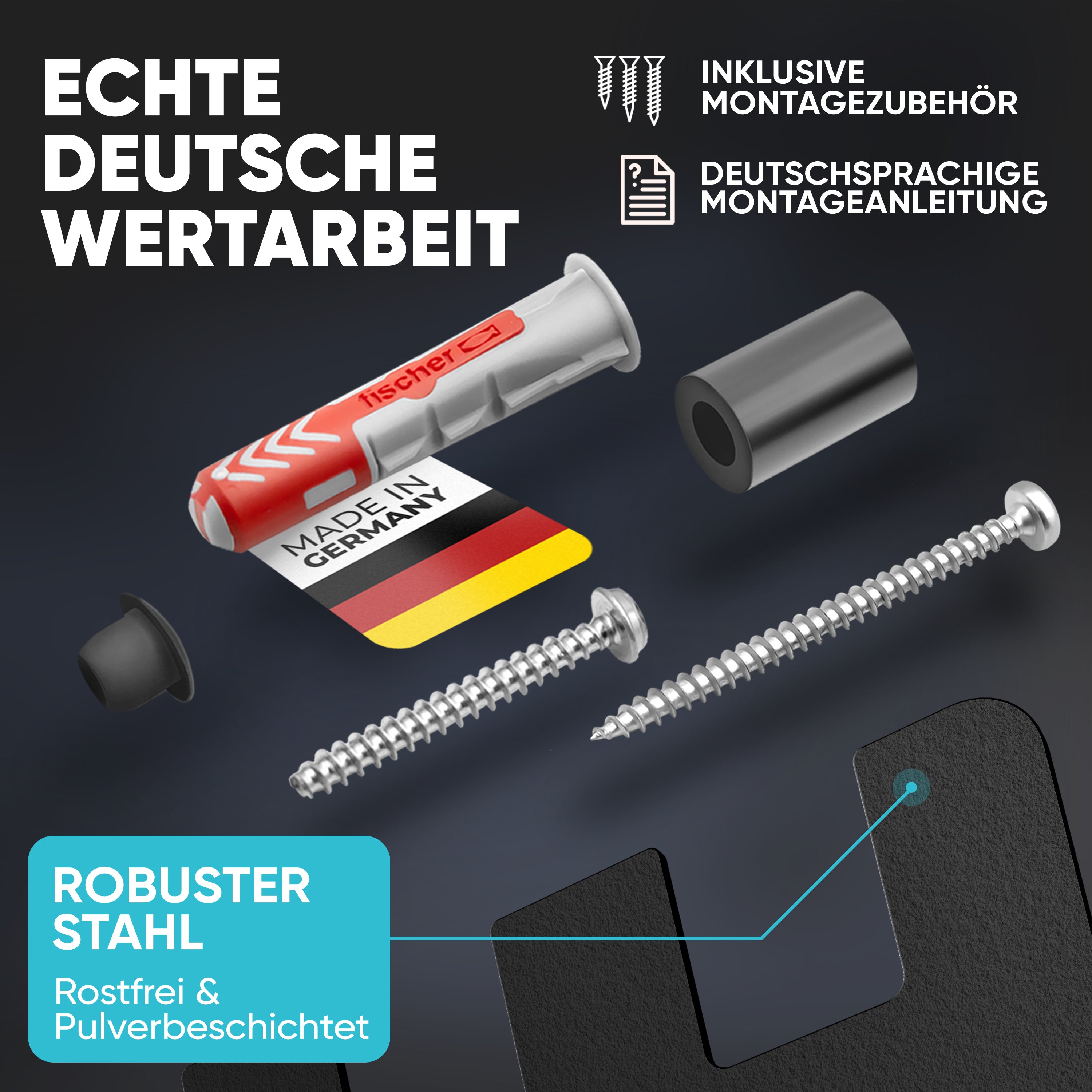 Wandhalterung für Makita Akkus & Ladegeräte