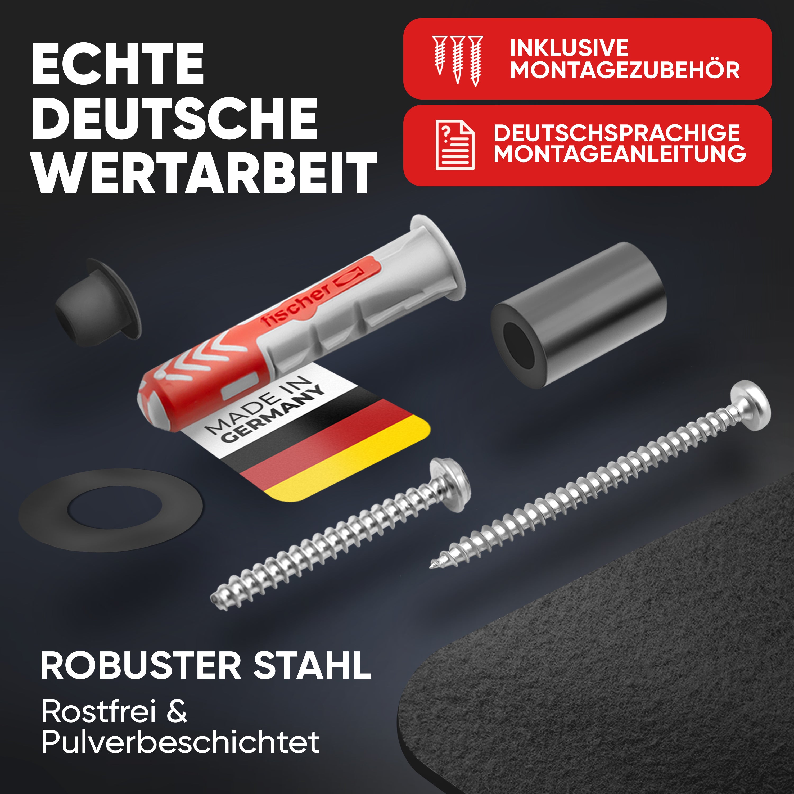 Wandhalterung für Einhell Akkus & Ladegeräte