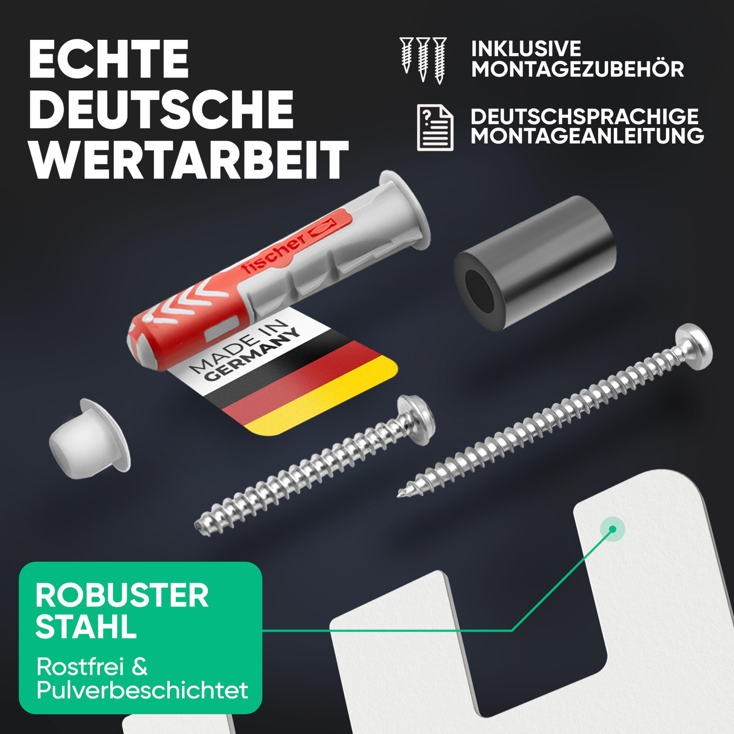 Wandhalterung für Bosch Home & Garden Akkus & Ladegeräte