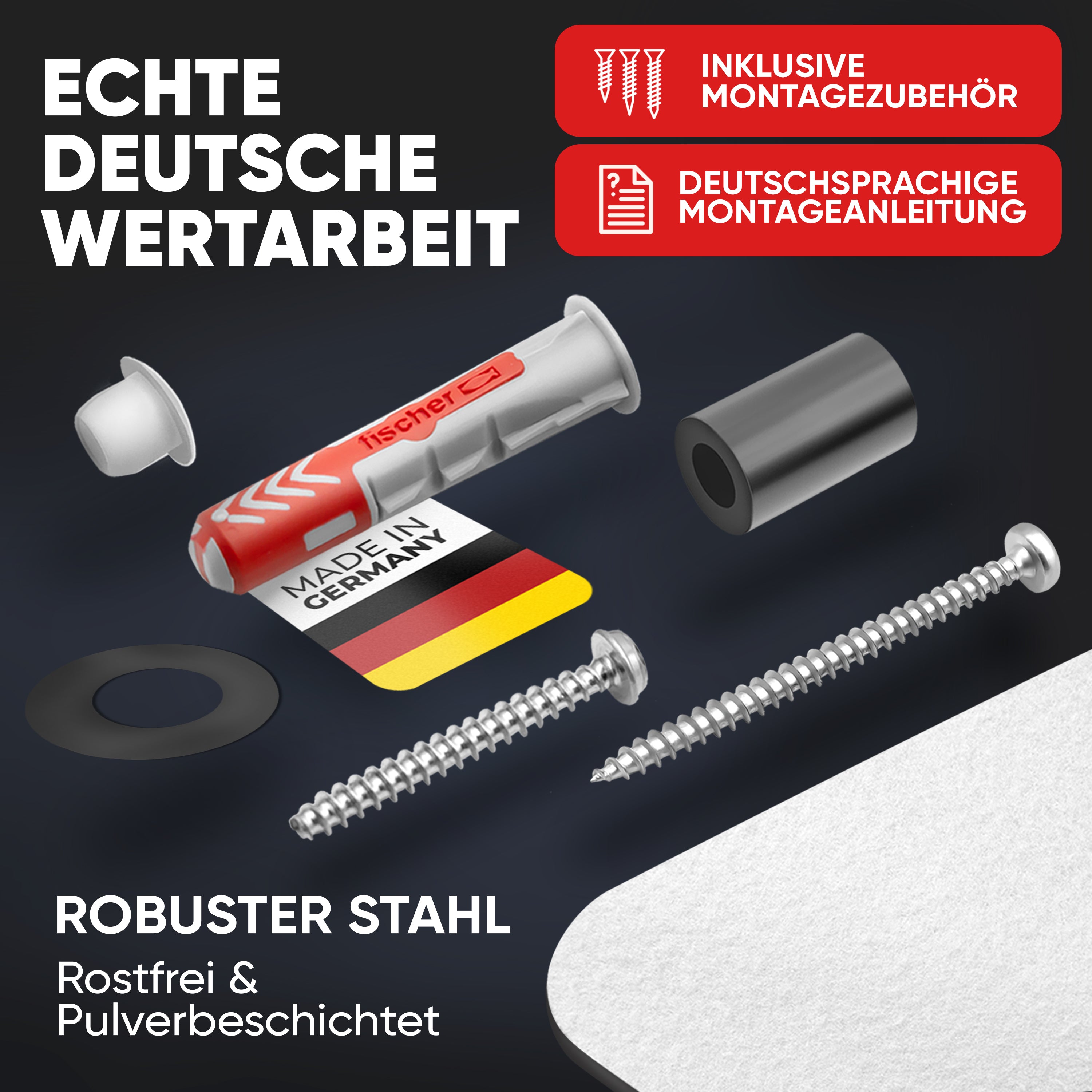 Wandhalterung für Einhell Akkus & Ladegeräte